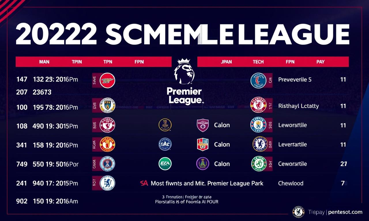 2022年英超比賽時間表公佈！盤點本季必看的焦點戰役！